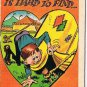 Vintage Sarcastic Valentine Card T.C.G. 1950s A Girl Like You Is Hard To Find