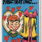 Vintage Sarcastic Valentine Card T.C.G. 1950s Your Eyes Are Fascinating