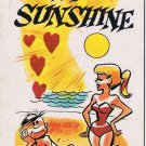 Vintage Sarcastic Valentine Card T.C.G. 1950s You Are My Sunshine