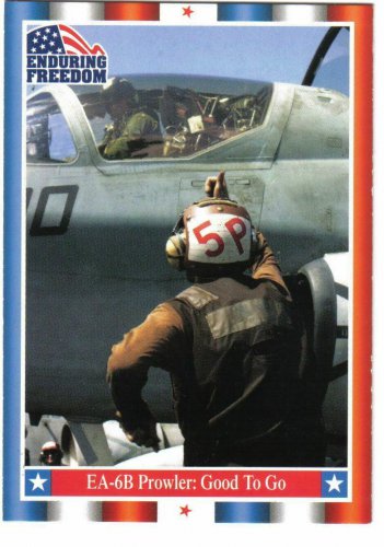 Enduring Freedom Picture Card #83 EA-6B Prowler Aircraft Good To Go Topps 2001