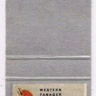 Matchbook Cover Bird Western Tanager