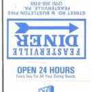Pennsylvania Matchbook Cover Feasterville Diner Mayfair Diner Dining Room