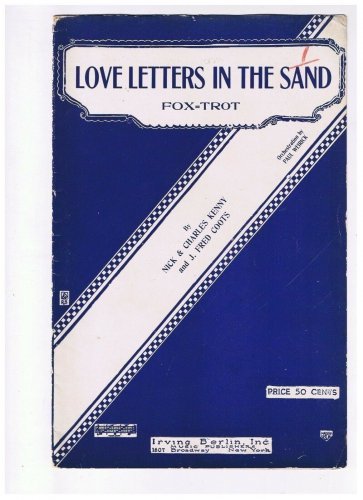 Orchestration Love Letters In The Sand  Fox Trot 2 Parts Arr Paul Weirick