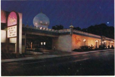Akron Ohio Postcard Tangier Restaurant Sultan's Cabaret Showplace