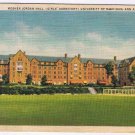 Postcard Mosher Jordan Hall Girls Dormitory University Of Michigan Ann Arbor