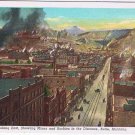 Montana Postcard Butte Park St Mines & Rockies Curteich