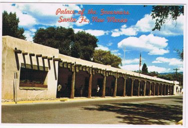 New Mexico Postcard Santa Fe Governor's Palace America's Oldest Public Building