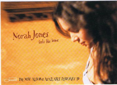 Postcard Norah Jones Feels Like Love Album Promo