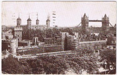 United Kingdom UK Postcard London The Tower & Tower Bridge