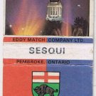 Matchbox Cover Manitoba Legislative Building Sesqui