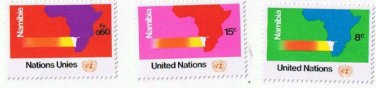 Stamps UN United Nations Namibia 1973 MNH Set Of 3