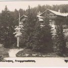 Postcard RPPC The Main Restaurant Chalet Frognersertoren Oslo Norway