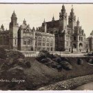 United Kingdom UK Postcard RPPC Scotland Glasgow Art Galleries 1919
