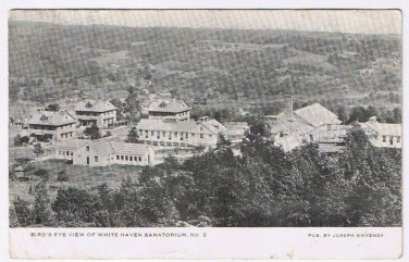 Postcard White Haven Sanatorium No 2 Pennsylvania 1911