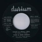Wess & Dori Ghizzi Canzone A Leopardi 45 rpm Come La Prima Sera Made In Italy
