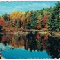 Ontario Postcard Smooth Rock Falls Kents Esso Service Autumn Lake