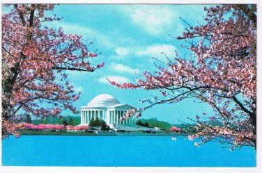 District Of Columbia DC Postcard Washington Jefferson Memorial