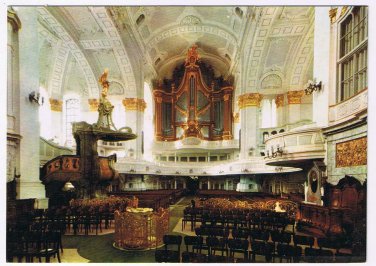 Germany Postcard Hamburg Hauptkirche St Michaelis