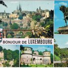 Luxembourg Postcard Monument William II Three Towers Multi View