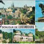 Luxembourg Postcard Monument William II Three Towers Multi View