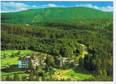 Germany Postcard Schwarzwaldhochstrasse Black Forest Kurgebiet Buhlerhohe Platti