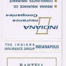 Matchbook Cover Bartell Insurance Agency Rantoul Illinois Indiana Insurance Co