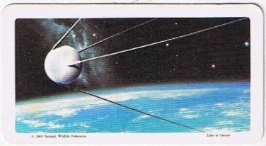 Brooke Bond Red Rose Tea Card #14 Sputnik 1 The Space Age