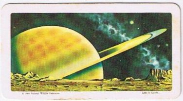 Brooke Bond Red Rose Tea Card #36 Saturn The Space Age