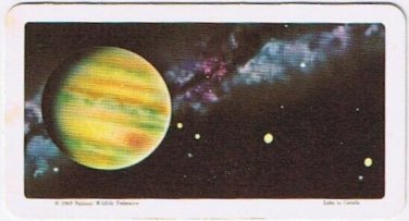 Brooke Bond Red Rose Tea Card #35 Jupiter The Space Age