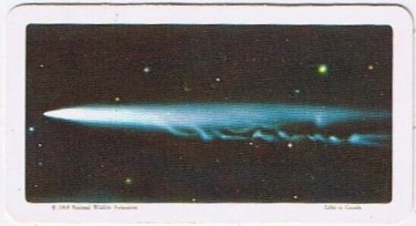 Brooke Bond Red Rose Tea Card #40 Haley's Comet The Space Age