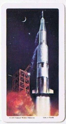 Brooke Bond Red Rose Tea Card #22 To The Moon The Space Age