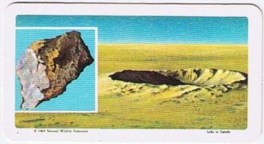 Brooke Bond Red Rose Tea Card #5 Meteor Crater The Space Age