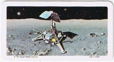 Brooke Bond Red Rose Tea Card #20 Surveyor On The Moon The Space Age