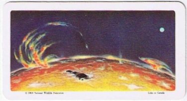 Brooke Bond Red Rose Tea Card #42 Sun's Surface The Space Age