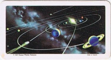 Brooke Bond Red Rose Tea Card #30 Solar System The Space Age