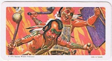 Brooke Bond Red Rose Tea Card #19 Warriors Indians Of Canada