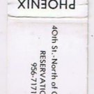 Arizona Restaurant Matchbook Cover Phoenix North Bank Steak Lobster