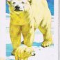 Brooke Bond Red Rose Tea Card #24 Polar Bear Animals & Their Young
