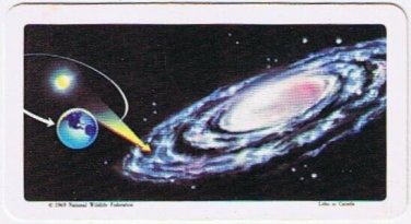 Brooke Bond Red Rose Tea Card #46 Our Galaxy The Space Age