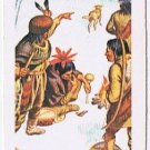 Brooke Bond Red Rose Tea Card #2 Algonquin Shaman Indians Of Canada