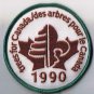 Scouts Canada Patch Trees For Canada 1990