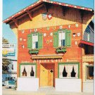 Wisconsin Postcard New Glarus Alpine Cafe Swiss American