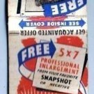 Vintage Hollywood Film Studio Picture Offer Matchbook Universal