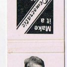 Matchbook Cover Jimmy Carter Make It A Democrat Year