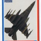 Enduring Freedom Picture Card #82 9-11 Air Force F-16 Ready Action Topps 2001