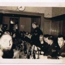 Antique Photo WW2 Era Air Force Mess Hall Dinner