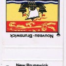 Matchbook Cover New Brunswick The Action Province Flag Canada