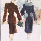 France Postcard Two Ladies Coats Models