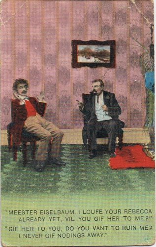 Postcard Meester Eiselbaum I Love Your Rebecca