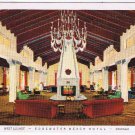 Illinois Postcard Edgewater Beach Hotel Chicago West Lounge